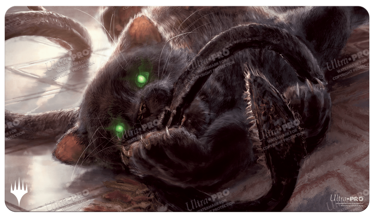 Commander Legends: Battle for Baldur's Gate Displacer Kitten Standard Gaming Playmat for Magic: The Gathering - E - 19368 - Ultra PRO - Ultra PRO International