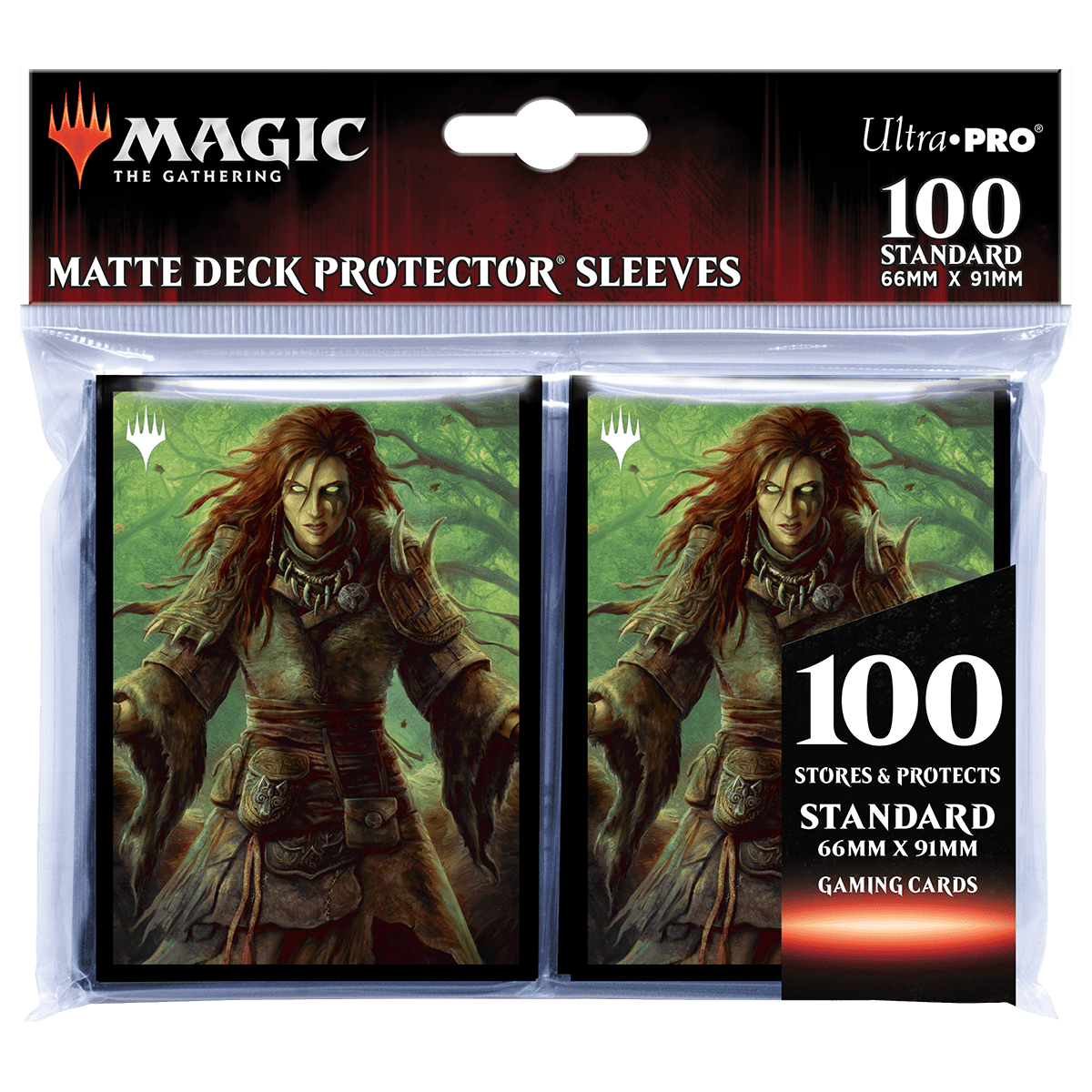 Commander Legends: Battle for Baldur's Gate Faldorn, Dread Wolf Herald Standard Deck Protector Sleeves (100ct) for Magic: The Gathering - E - 19379 - Ultra PRO - Ultra PRO International