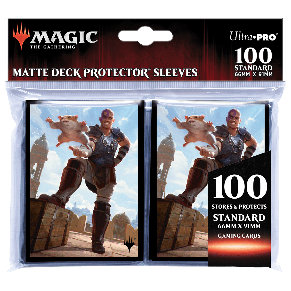 Commander Legends: Battle for Baldur's Gate Minsc & Boo, Timeless Heroes Standard Deck Protector Sleeves (100ct) for Magic: The Gathering - E - 19383 - Ultra PRO - Ultra PRO International