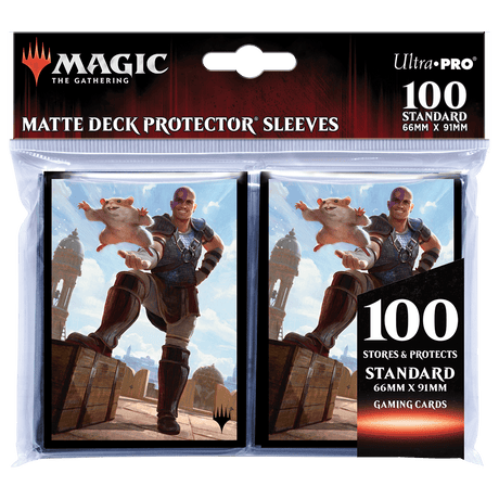 Commander Legends: Battle for Baldur's Gate Minsc & Boo, Timeless Heroes Standard Deck Protector Sleeves (100ct) for Magic: The Gathering - E - 19383 - Ultra PRO - Ultra PRO International