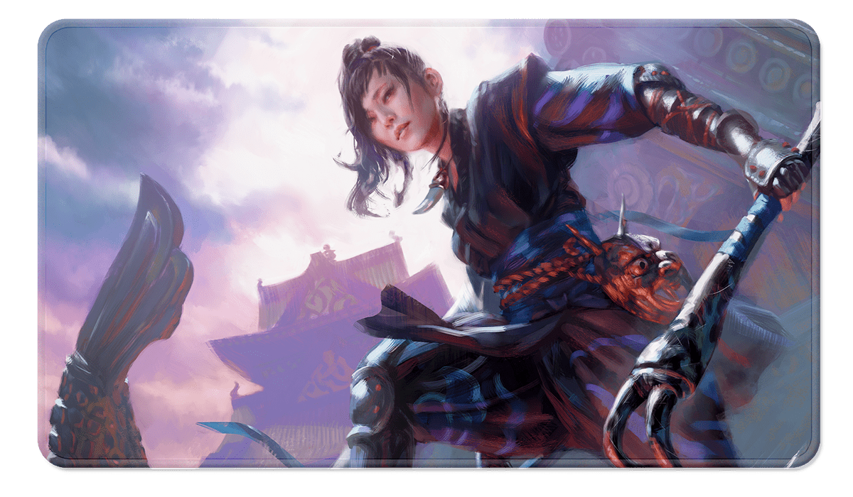 Commander Series #2: Allied - Yuriko Stitched Standard Gaming Playmat for Magic: The Gathering - E - 38449 - Ultra PRO International - Ultra PRO International