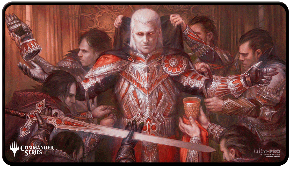 Commander Series #3: Enemy - Edgar (Fan Voted) Black Stitched Standard Gaming Playmat for Magic: The Gathering - E - 38577 - Ultra PRO - Ultra PRO International