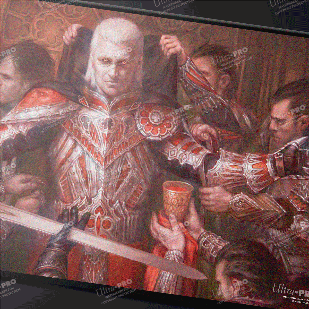 Commander Series #3: Enemy - Edgar (Fan Voted) Black Stitched Standard Gaming Playmat for Magic: The Gathering - E - 38577 - Ultra PRO - Ultra PRO International