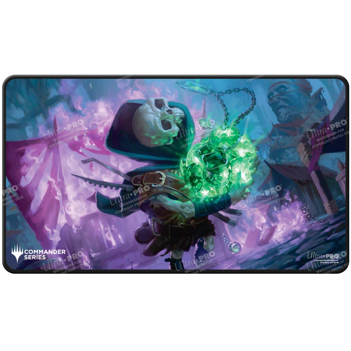 Commander Series #4 Shard - Tinybones (Fan - Voted) Black Stitched Playmat for Magic: The Gathering - E - 38469 - Ultra PRO International - Ultra PRO International