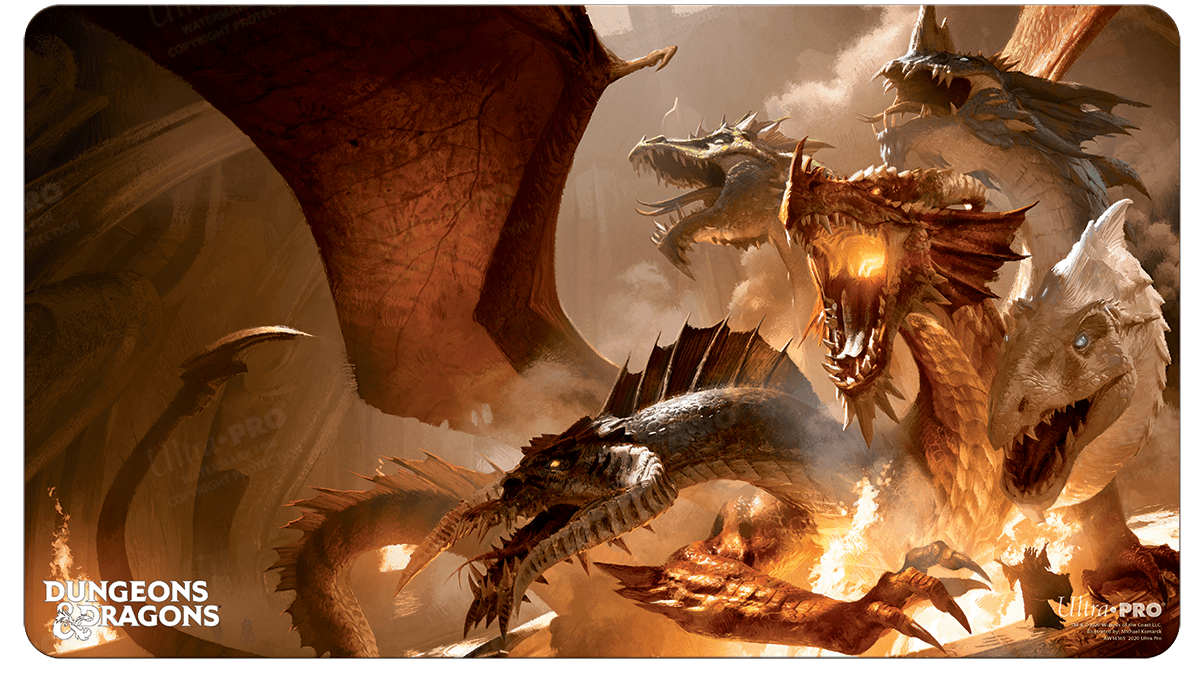 Cover Series The Rise of Tiamat Standard Gaming Playmat for Dungeons & Dragons - E - 18505 - Ultra PRO - Ultra PRO International