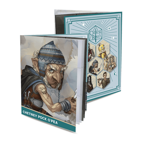 Critical Role Bells Hells Chetney Pock O'Pea RPG Folio with Stickers - E - 16117 - Ultra PRO - Ultra PRO International