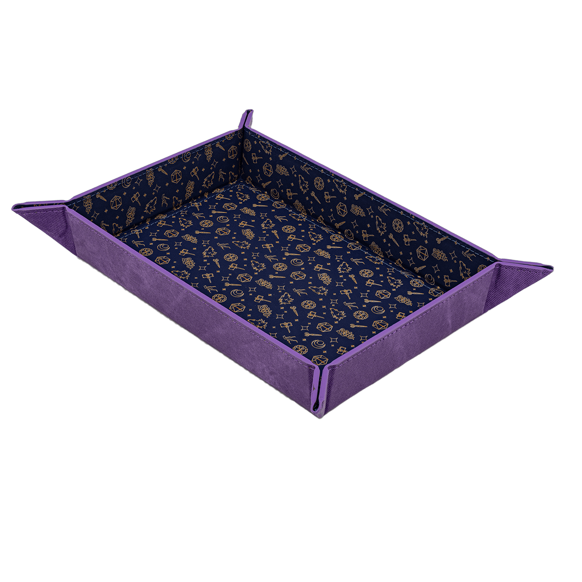 Critical Role Bells Hells Pattern Printed Leatherette Folding Dice Tray - E - 16096 - Ultra PRO - Ultra PRO International