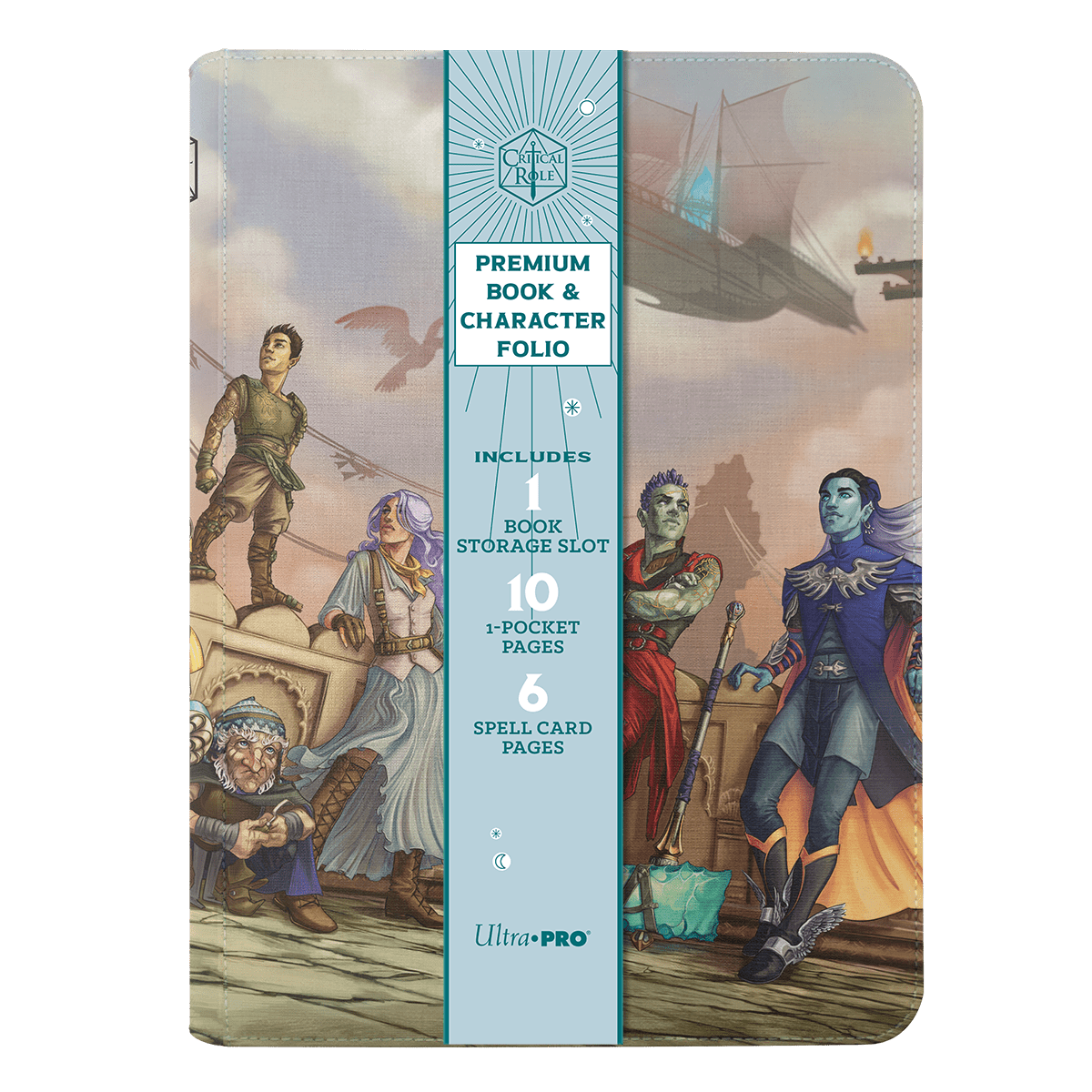 Critical Role Bells Hells Team Lineup Printed Leatherette Book Folio - E - 16097 - Ultra PRO - Ultra PRO International