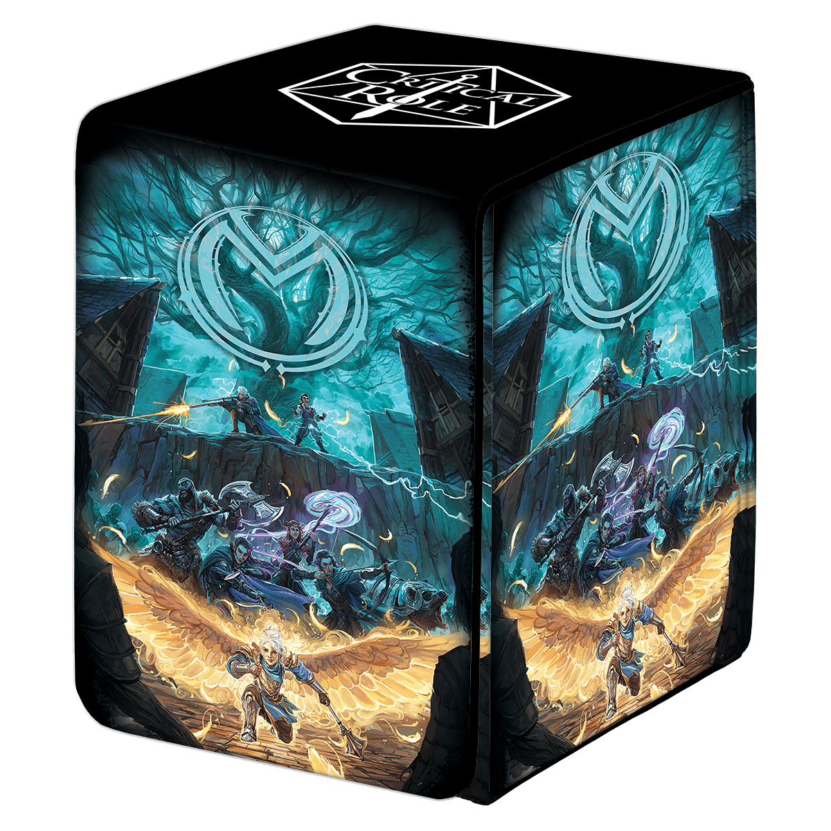 Critical Role Bells Hells Vox Machina Art Printed Leatherette Alcove Deck Box - E - 16094 - Ultra PRO - Ultra PRO International