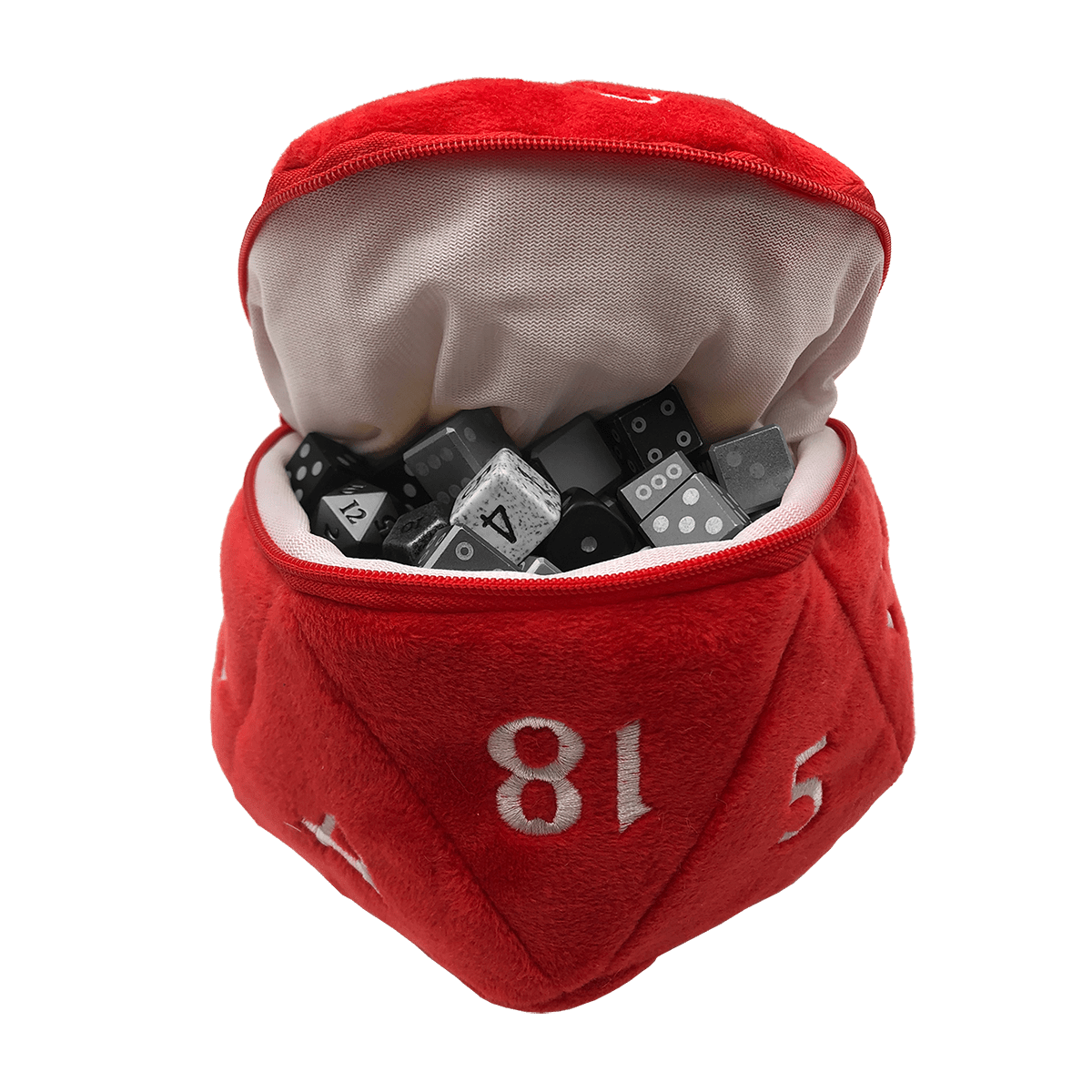 D20 Plush Dice Bag - E - 15757 - Ultra PRO - Ultra PRO International