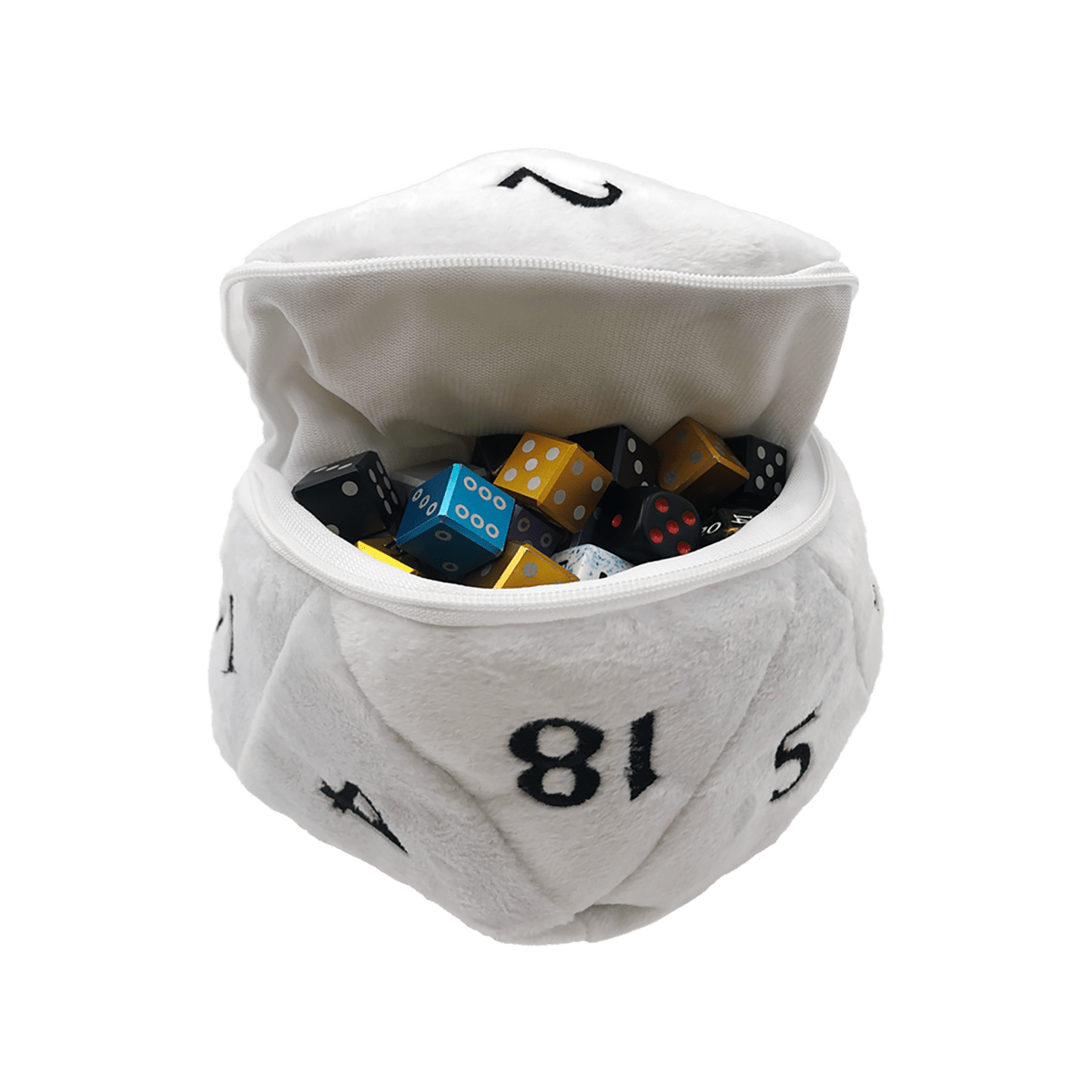 D20 Plush Dice Bag - E - 15756 - Ultra PRO - Ultra PRO International