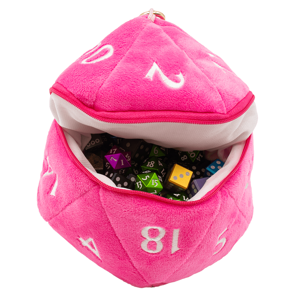 D20 Plush Dice Bag - E - 16036 - Ultra PRO - Ultra PRO International