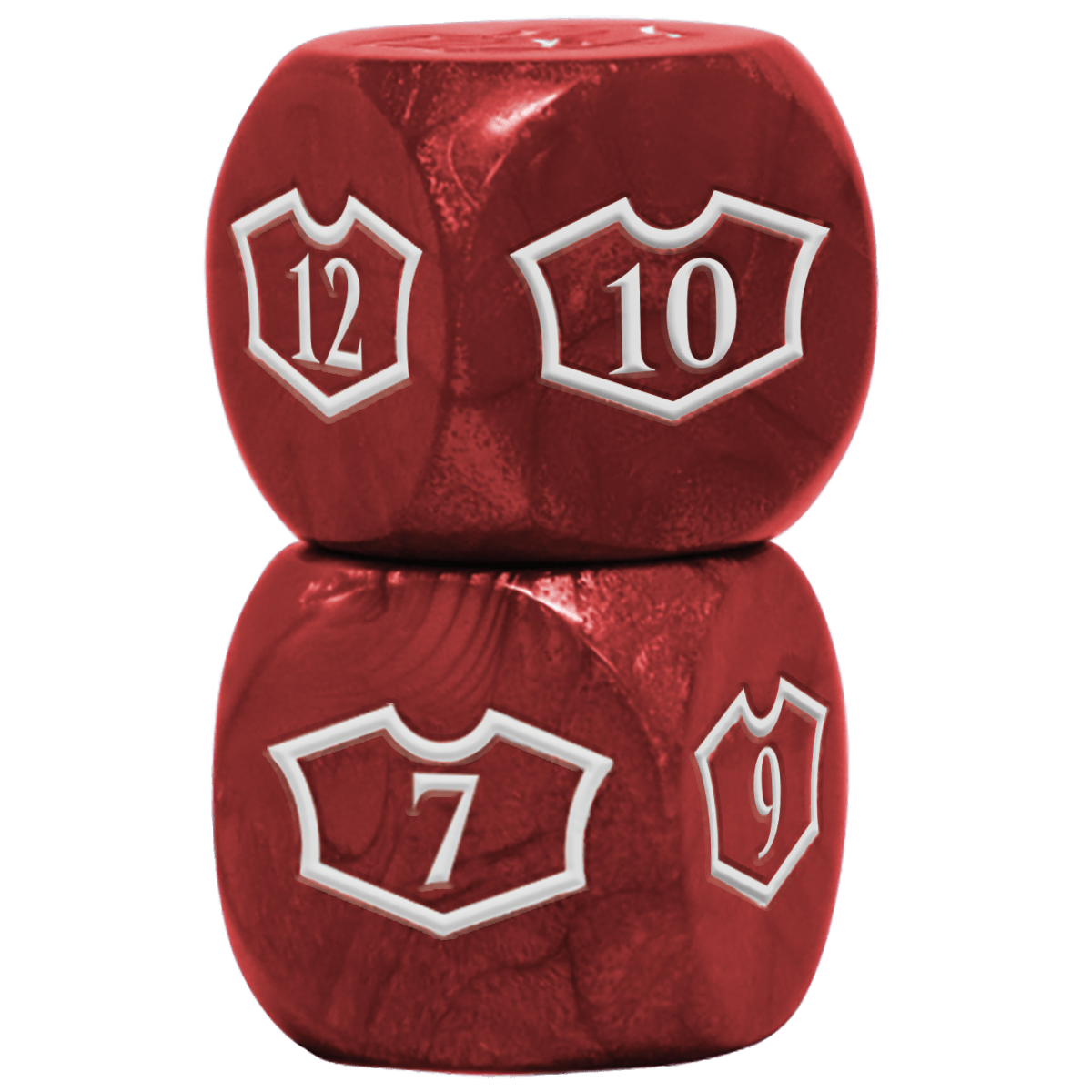 Deluxe D6 Loyalty Dice Set (4ct) with 7 - 12 for Magic: The Gathering - E - 18607 - Ultra PRO - Ultra PRO International