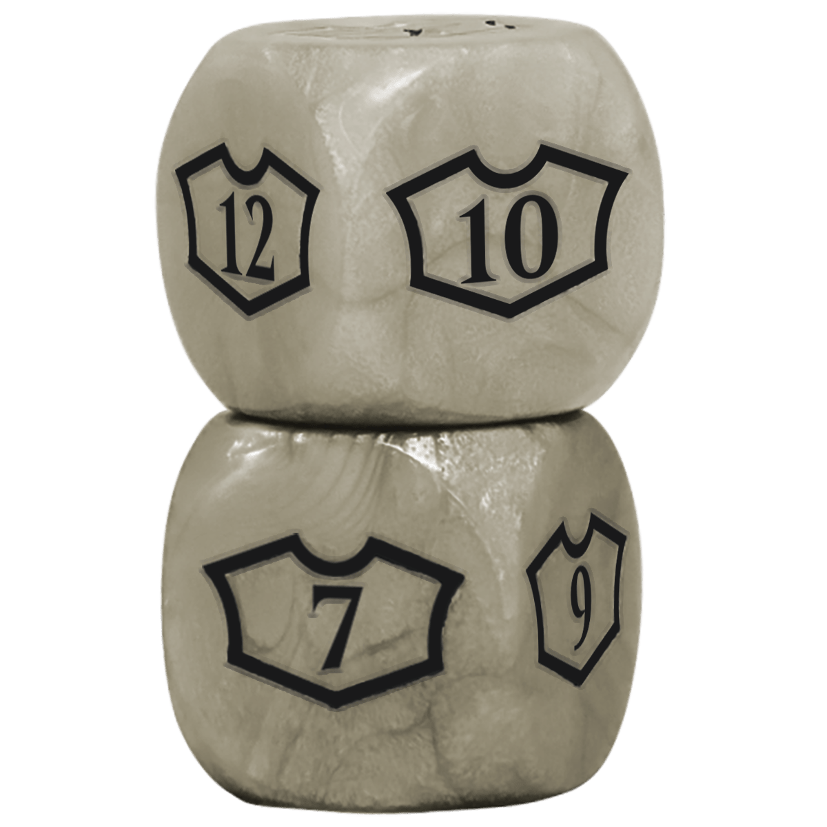 Deluxe D6 Loyalty Dice Set (4ct) with 7 - 12 for Magic: The Gathering - E - 18604 - Ultra PRO - Ultra PRO International