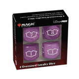 Deluxe D6 Loyalty Dice Set (4ct) with 7 - 12 for Magic: The Gathering - E - 18606 - Ultra PRO - Ultra PRO International