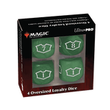 Deluxe D6 Loyalty Dice Set (4ct) with 7 - 12 for Magic: The Gathering - E - 18608 - Ultra PRO - Ultra PRO International