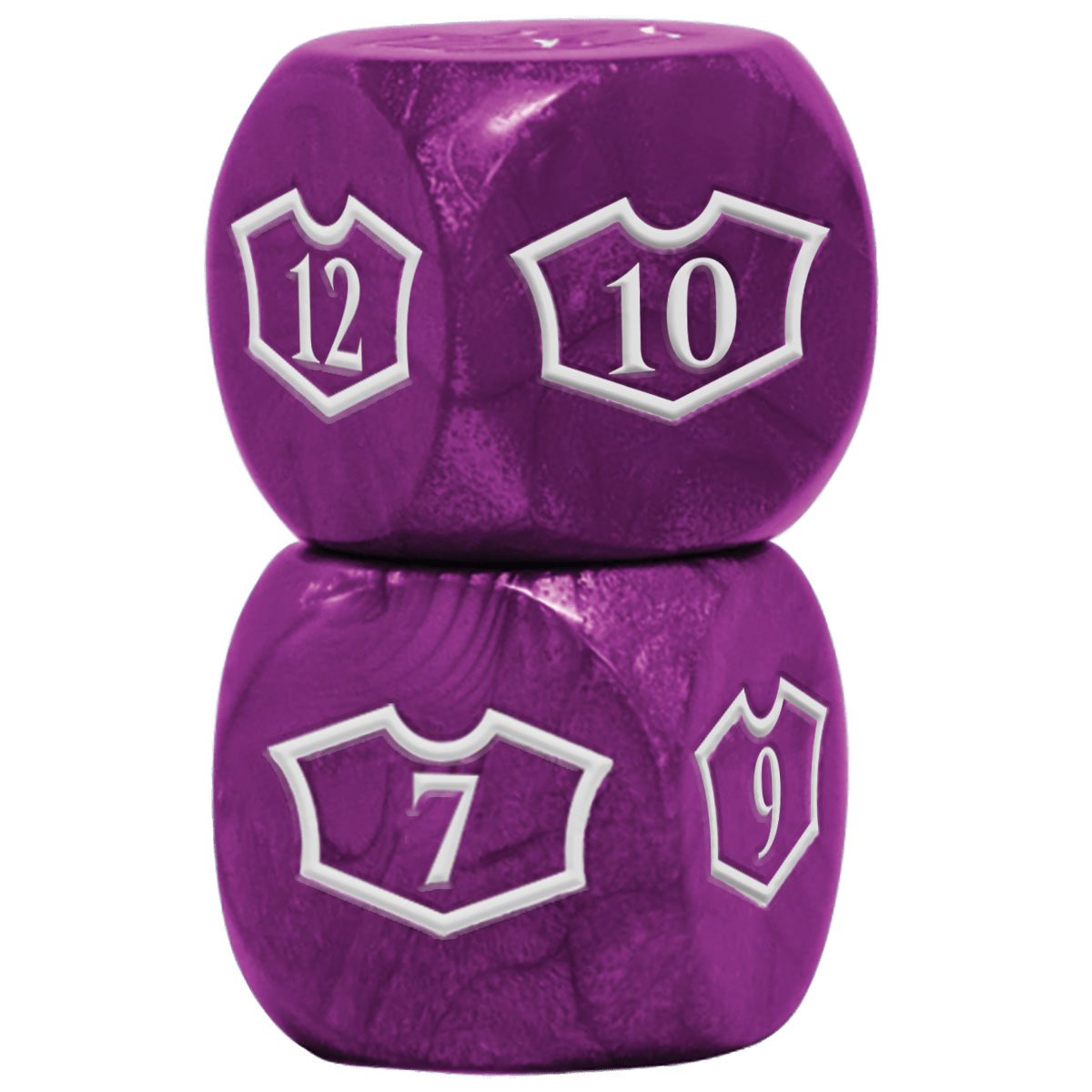 Deluxe D6 Loyalty Dice Set (4ct) with 7 - 12 for Magic: The Gathering - E - 18606 - Ultra PRO - Ultra PRO International