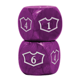 Deluxe Mana D6 Loyalty Dice Set (4ct) for Magic: The Gathering - E - 86828 - Ultra PRO - Ultra PRO International