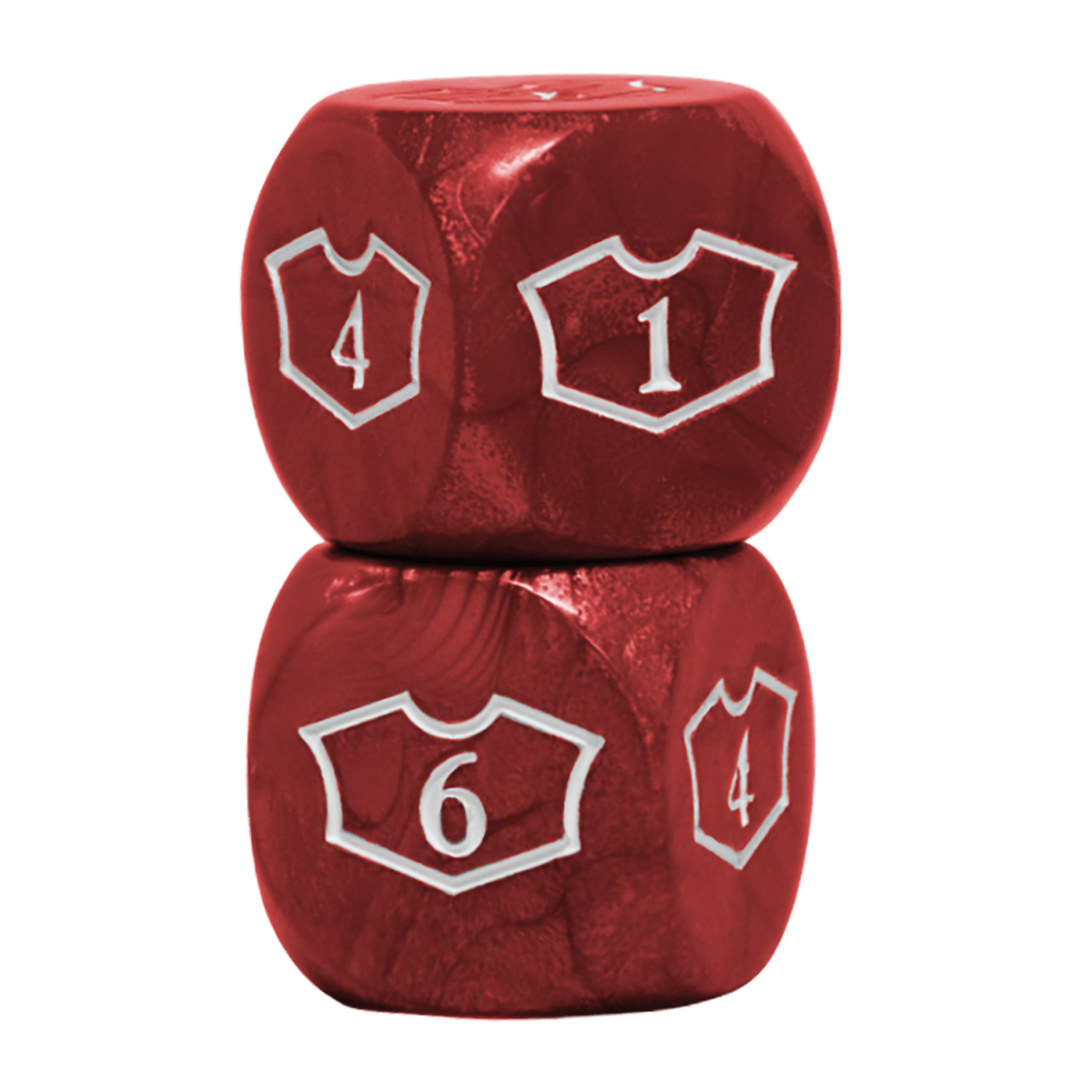 Deluxe Mana D6 Loyalty Dice Set (4ct) for Magic: The Gathering - E - 86829 - Ultra PRO - Ultra PRO International