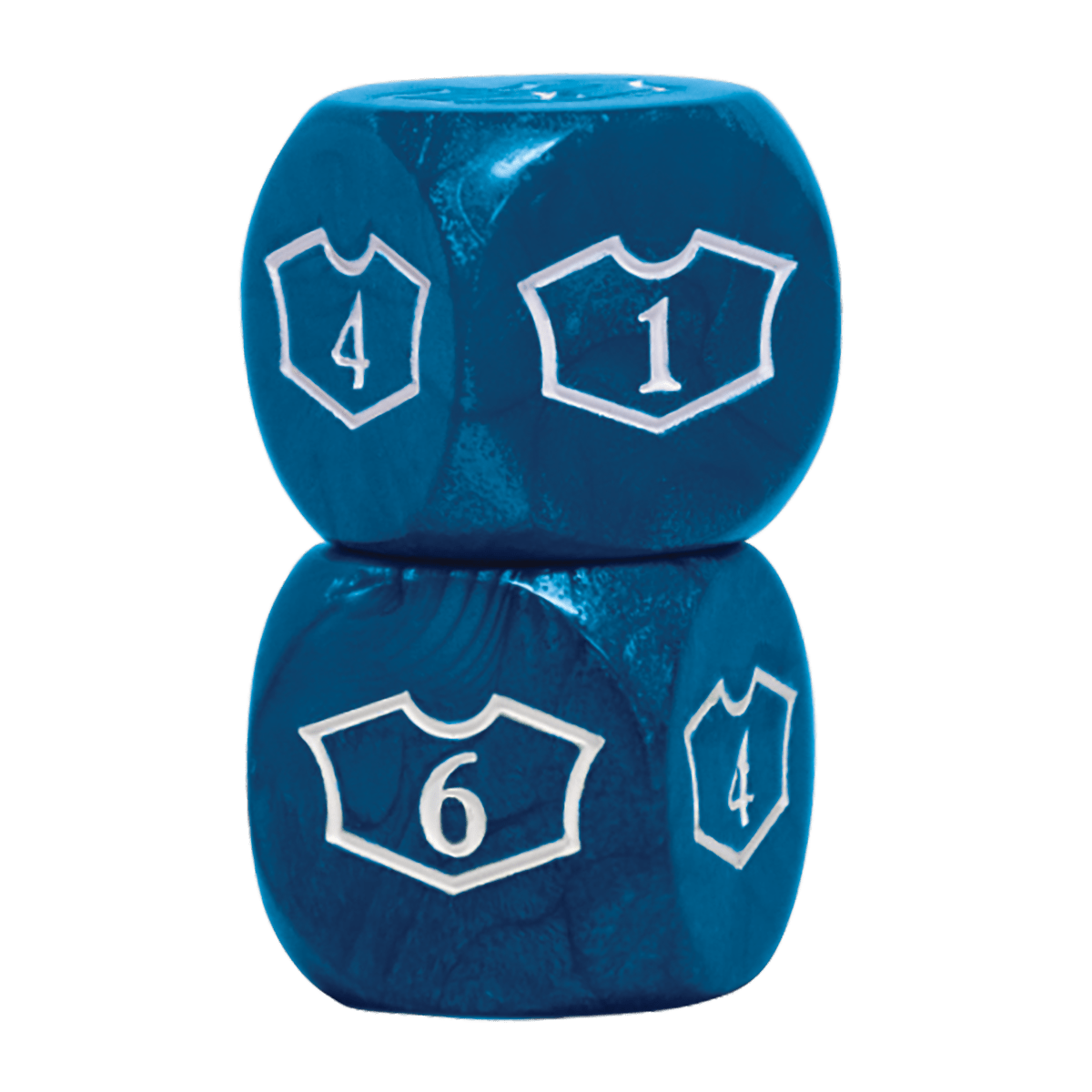 Deluxe Mana D6 Loyalty Dice Set (4ct) for Magic: The Gathering - E - 86827 - Ultra PRO - Ultra PRO International