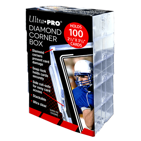 Diamond Corner 100+ Card Storage Boxes (10ct) - E - 85551 - Ultra PRO - Ultra PRO International