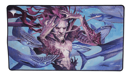 Dominaria Remastered Mystic Remora Black Stitched Standard Gaming Playmat for Magic: The Gathering - E - 19733 - Ultra PRO - Ultra PRO International