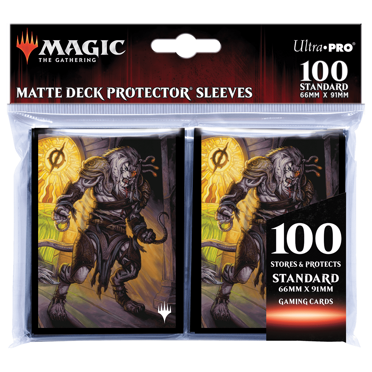 Dominaria United Ajani, Sleeper Agent Standard Deck Protector Sleeves (100ct) for Magic: The Gathering - E - 19487 - Ultra PRO - Ultra PRO International