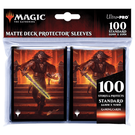 Dominaria United Jared Carthalion Standard Deck Protector Sleeves (100ct) for Magic: The Gathering - E - 19483 - Ultra PRO - Ultra PRO International