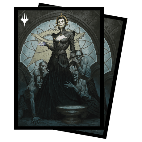 Dominaria United Liliana of the Veil Standard Deck Protector Sleeves (100ct) for Magic: The Gathering - E - 19485 - Ultra PRO - Ultra PRO International