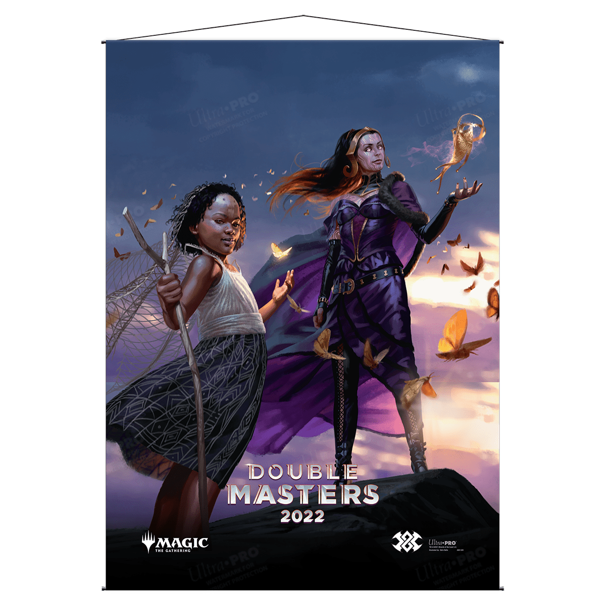 Double Masters Liliana and Aminatou Wall Scroll for Magic: The Gathering - E - 19403 - Ultra PRO - Ultra PRO International