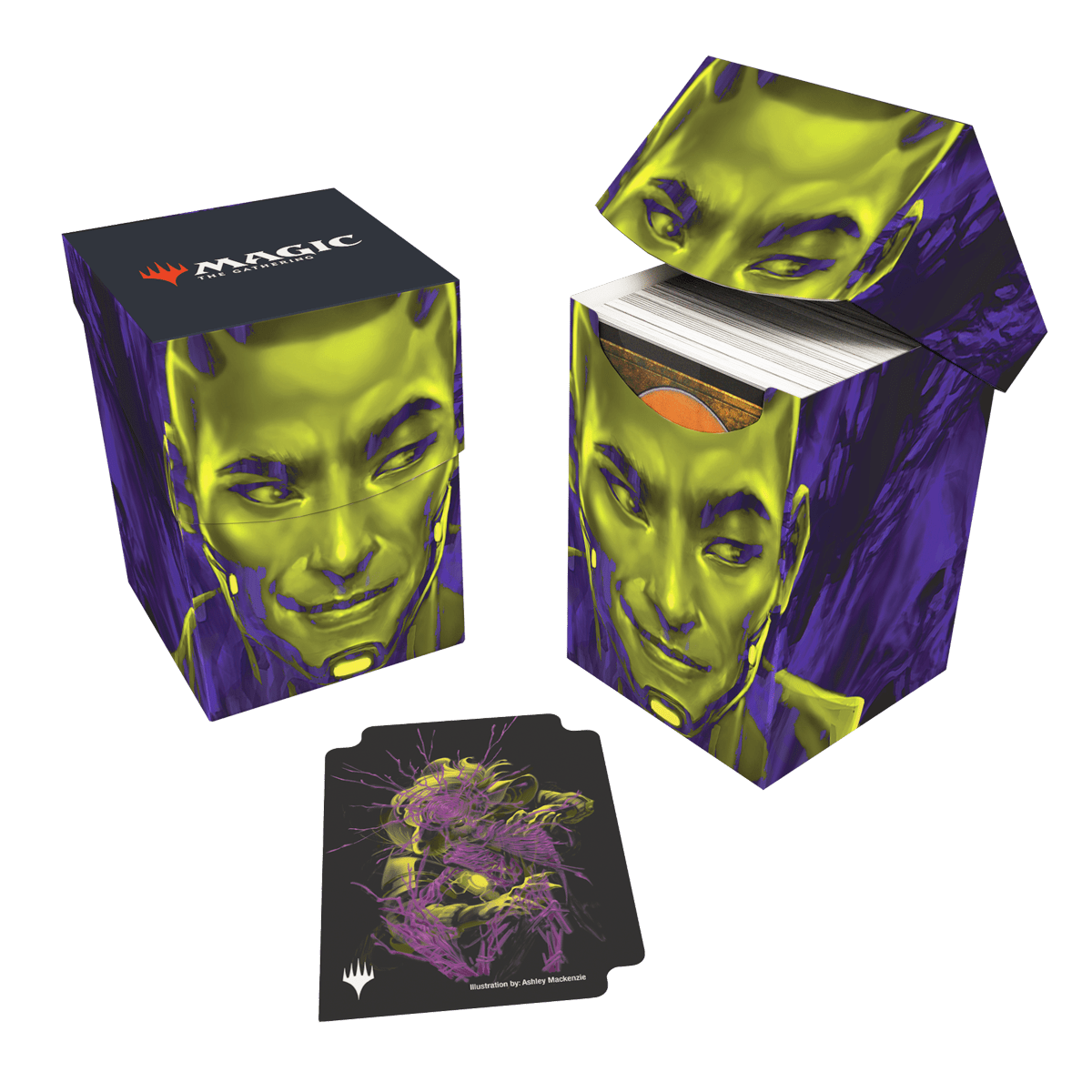 Duskmourn Kaito, Bane of Nightmares (Double Exposure Alt) 100+ Deck Box for Magic: The Gathering - E - 38595 - Ultra PRO - Ultra PRO International