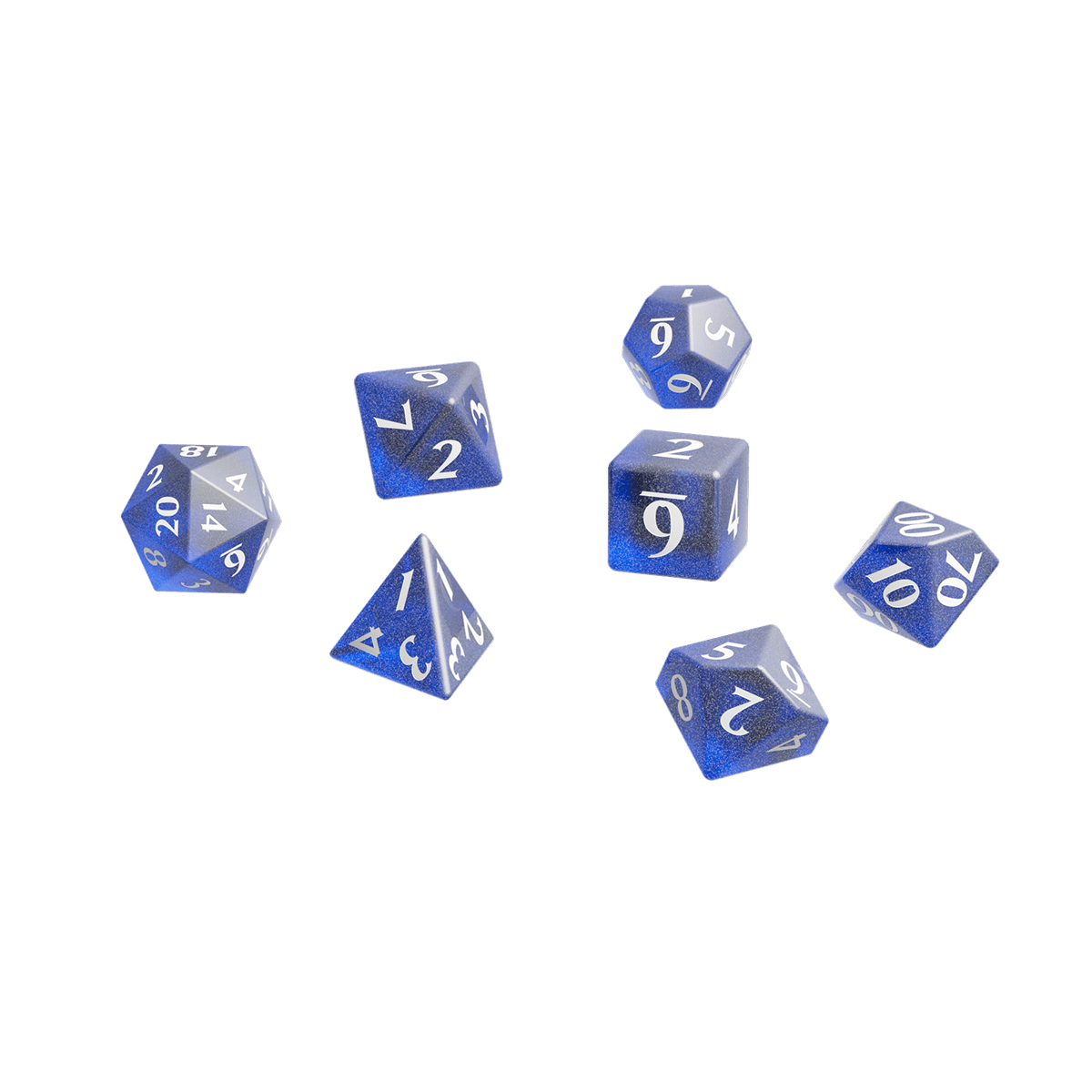 Eclipse Acrylic RPG Dice Set (11ct) - E - 15562 - Ultra PRO - Ultra PRO International