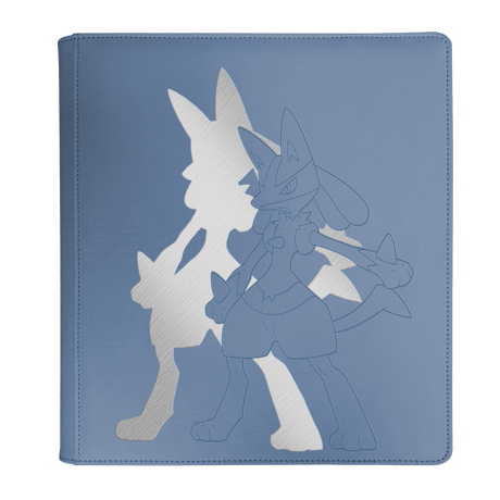 Elite Series Lucario 12 - Pocket Zippered PRO - Binder for Pokémon - E - 16412 - Ultra PRO - Ultra PRO International