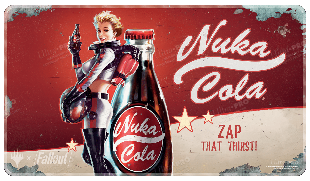 Fallout Nuka - Cola Pinup Holofoil Playmat for Magic: The Gathering - E - 38332 - Ultra PRO - Ultra PRO International