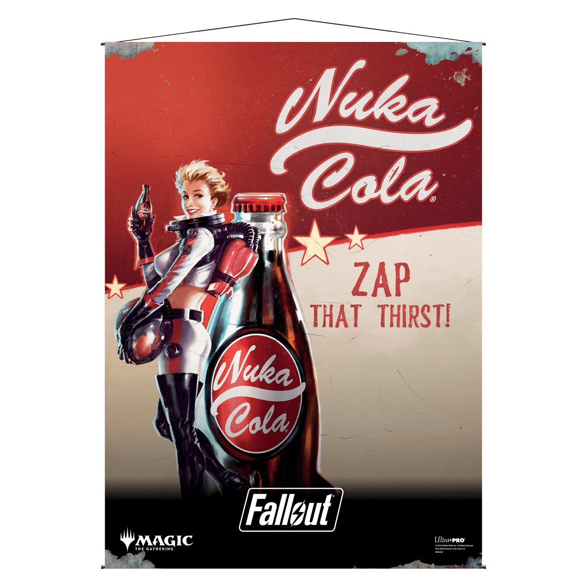 Fallout Nuka - Cola Pinup Wall Scroll for Magic: The Gathering - E - 38316 - Ultra PRO - Ultra PRO International