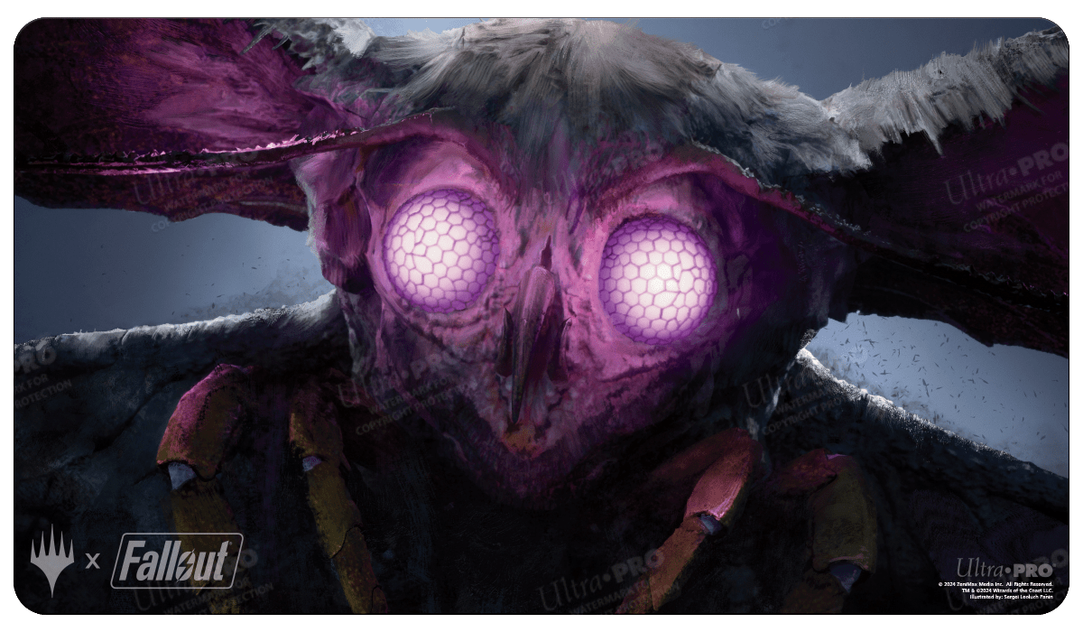 Fallout The Wise Mothman Standard Gaming Playmat for Magic: The Gathering - E - 38321 - Ultra PRO - Ultra PRO International