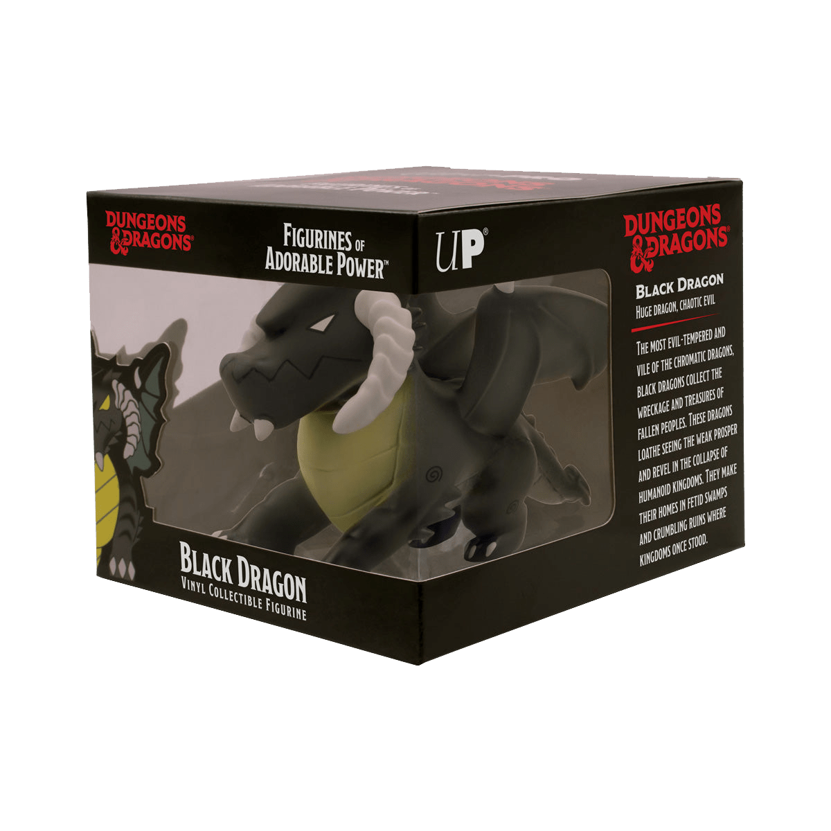 Figurines of Adorable Power: Dungeons & Dragons "Black Dragon" - E - 18350 - Ultra PRO - Ultra PRO International