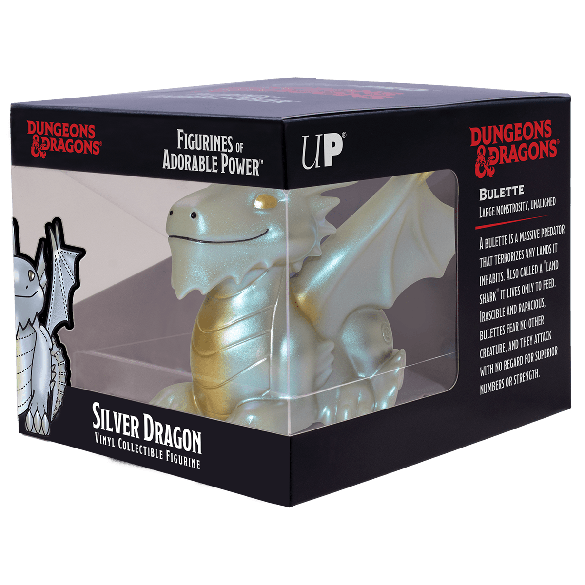 Figurines of Adorable Power: Dungeons & Dragons "Silver Dragon" - E - 18573 - Ultra PRO - Ultra PRO International