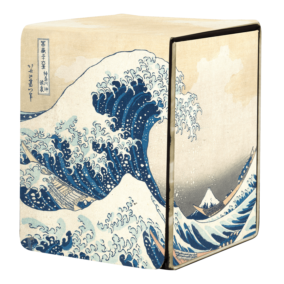 Fine Art The Great Wave Off Kanagawa Alcove Flip Deck Box by Hokusai - E - 15348 - Ultra PRO - Ultra PRO International