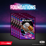 Foundations 100ct Deck Protector Sleeves Light for Magic: The Gathering - E - 38634 - Ultra PRO - Ultra PRO International