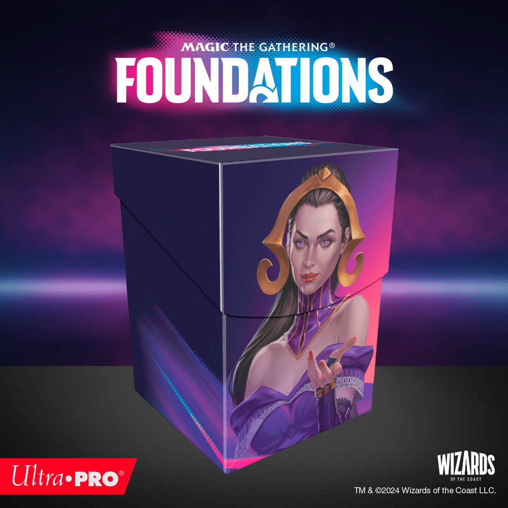 Foundations Liliana 100+ Deck Box Dark for Magic: The Gathering - E - 38637 - Ultra PRO International - Ultra PRO International