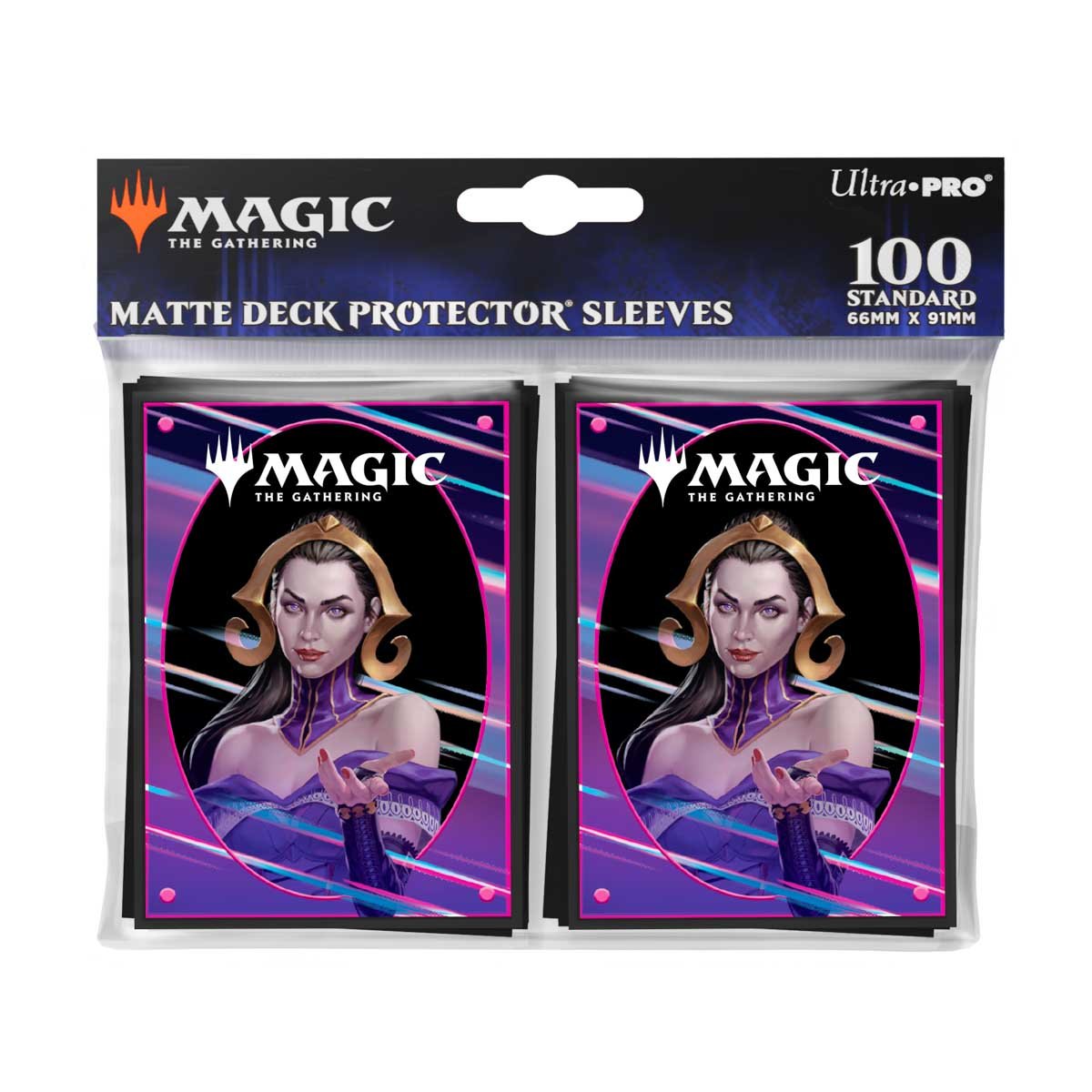 Foundations Liliana 100ct Deck Protector Sleeves Dark for Magic: The Gathering - E - 38635 - Ultra PRO International - Ultra PRO International