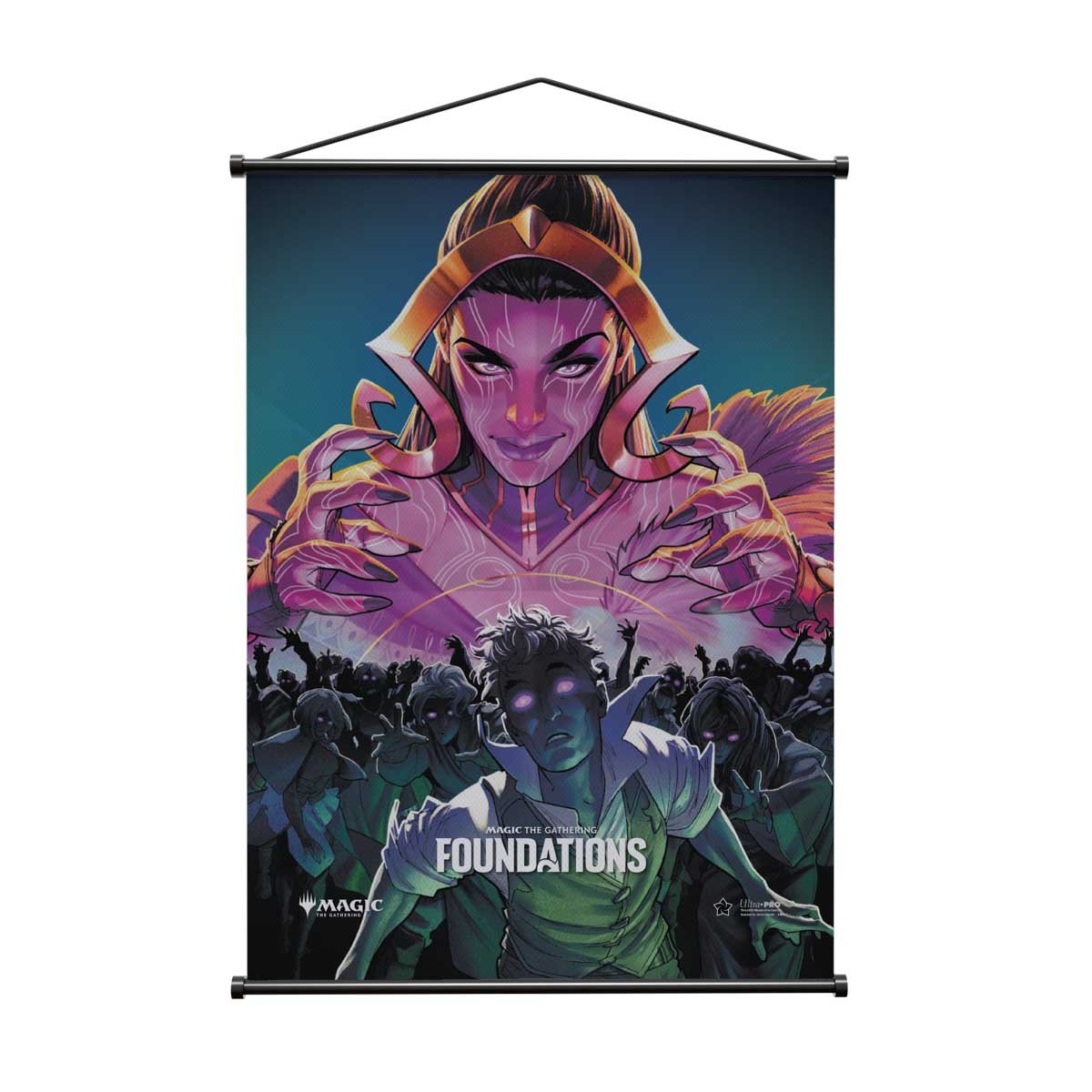 Foundations Liliana Wall Scroll for Magic: The Gathering - E - 38642 - Ultra PRO International - Ultra PRO International