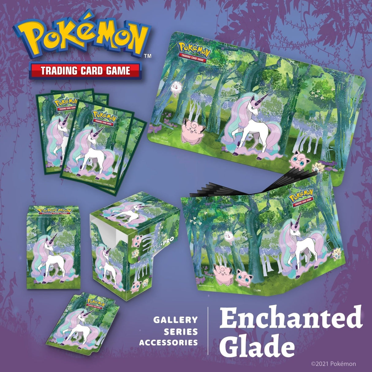 Gallery Series Enchanted Glade Full - View Deck Box for Pokemon - E - 15881 - Ultra PRO - Ultra PRO International