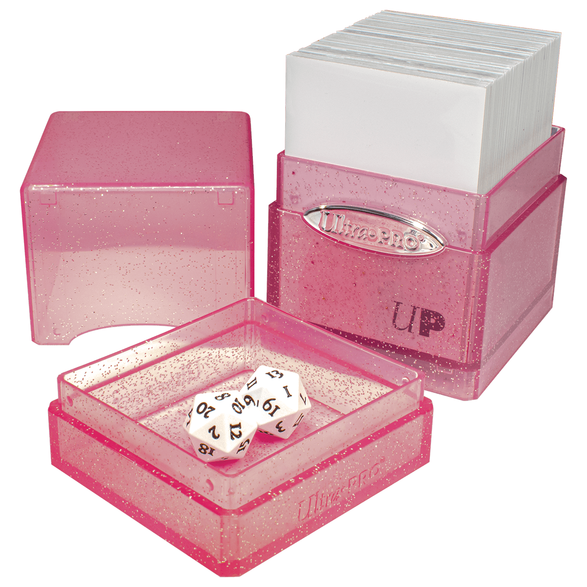 Glitter Satin Tower Deck Box - E - 15890 - Ultra PRO - Ultra PRO International