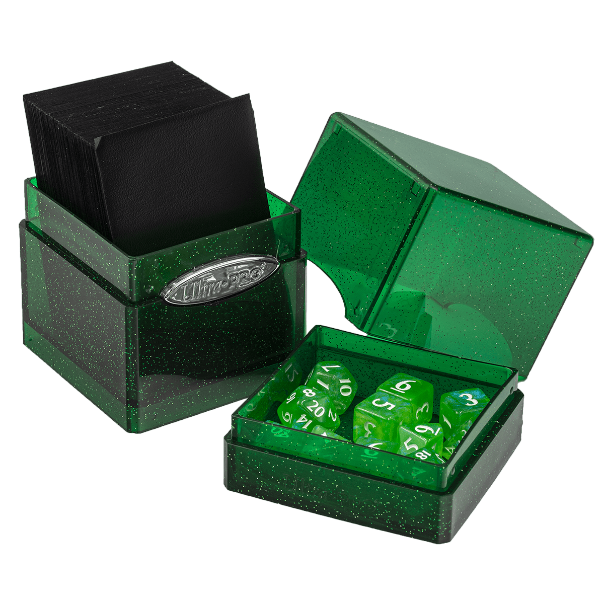 Glitter Satin Tower Deck Box - E - 16015 - Ultra PRO - Ultra PRO International