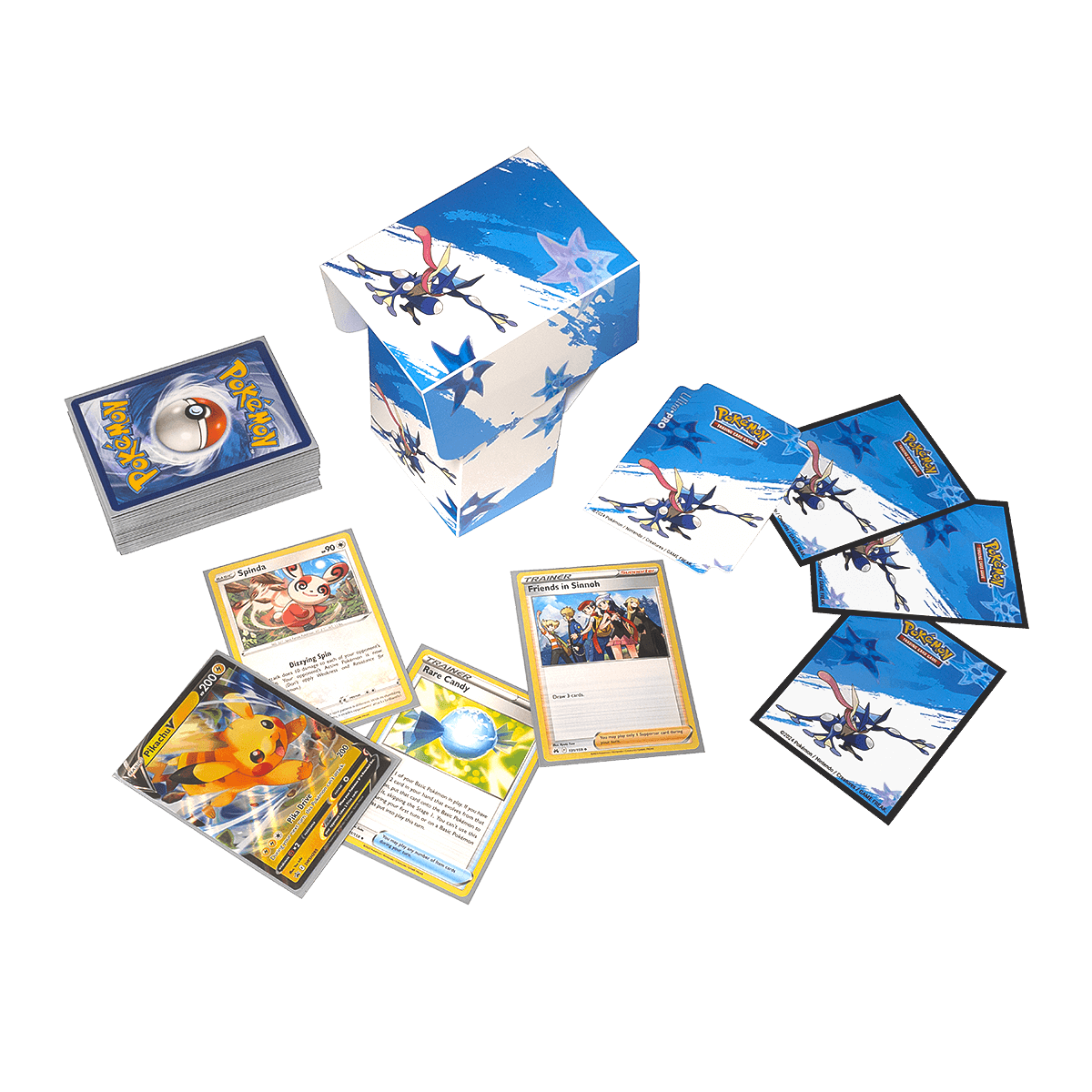 Greninja Standard Deck Protector® Sleeves (65ct) for Pokémon - E - 16296 - Ultra PRO - Ultra PRO International