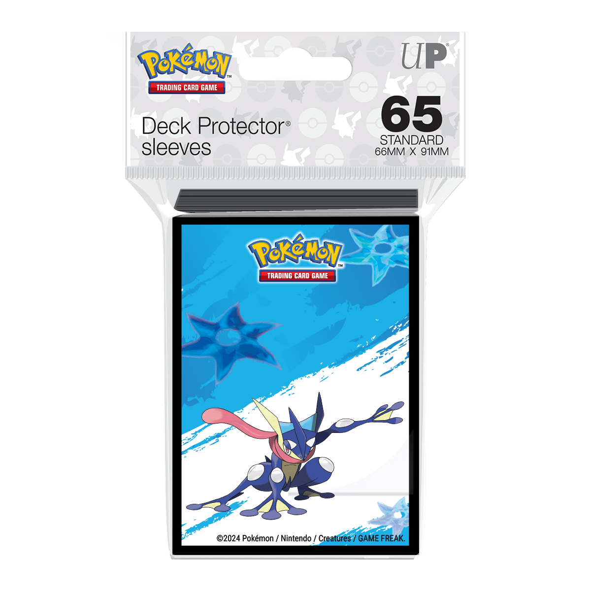 Greninja Standard Deck Protector® Sleeves (65ct) for Pokémon - E - 16296 - Ultra PRO - Ultra PRO International