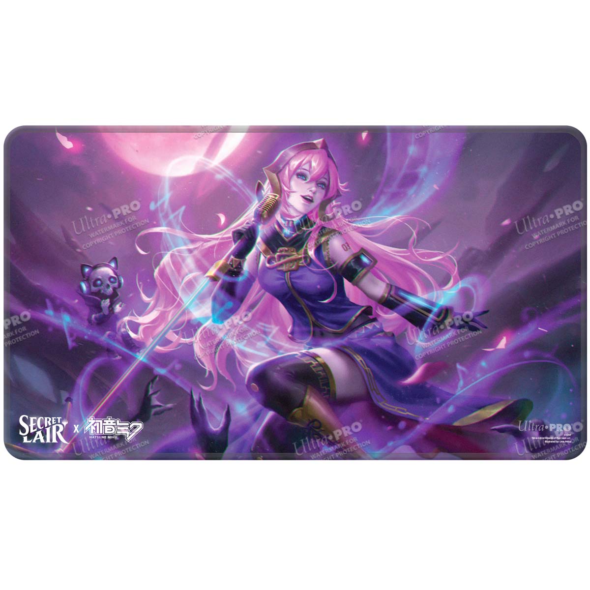 Hatsune Miku - Secret Lair - Stitched Edge Playmat for Magic: The Gathering - (Fall) Liliana of the Dark Realms - E - 38659 - Ultra PRO International - Ultra PRO International