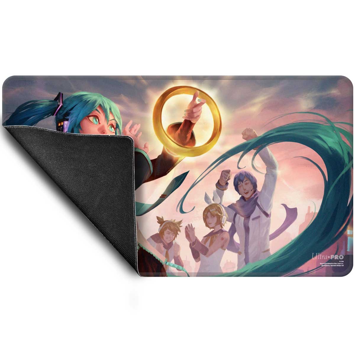 Hatsune Miku - Secret Lair - Stitched Edge Playmat for Magic: The Gathering - (Summer) Sol Ring - E - 38658 - Ultra PRO International - Ultra PRO International